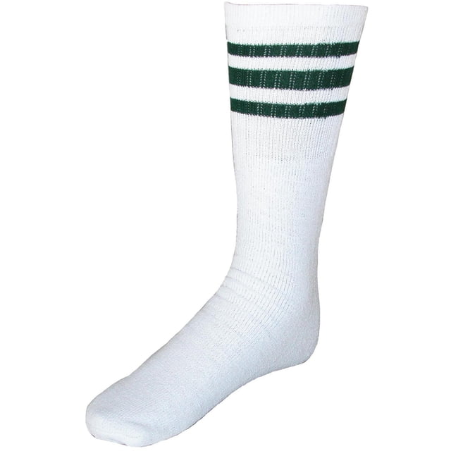 CTM® Chaussettes Tube Côtelées à Rayures (Lot de 4 Paires)
