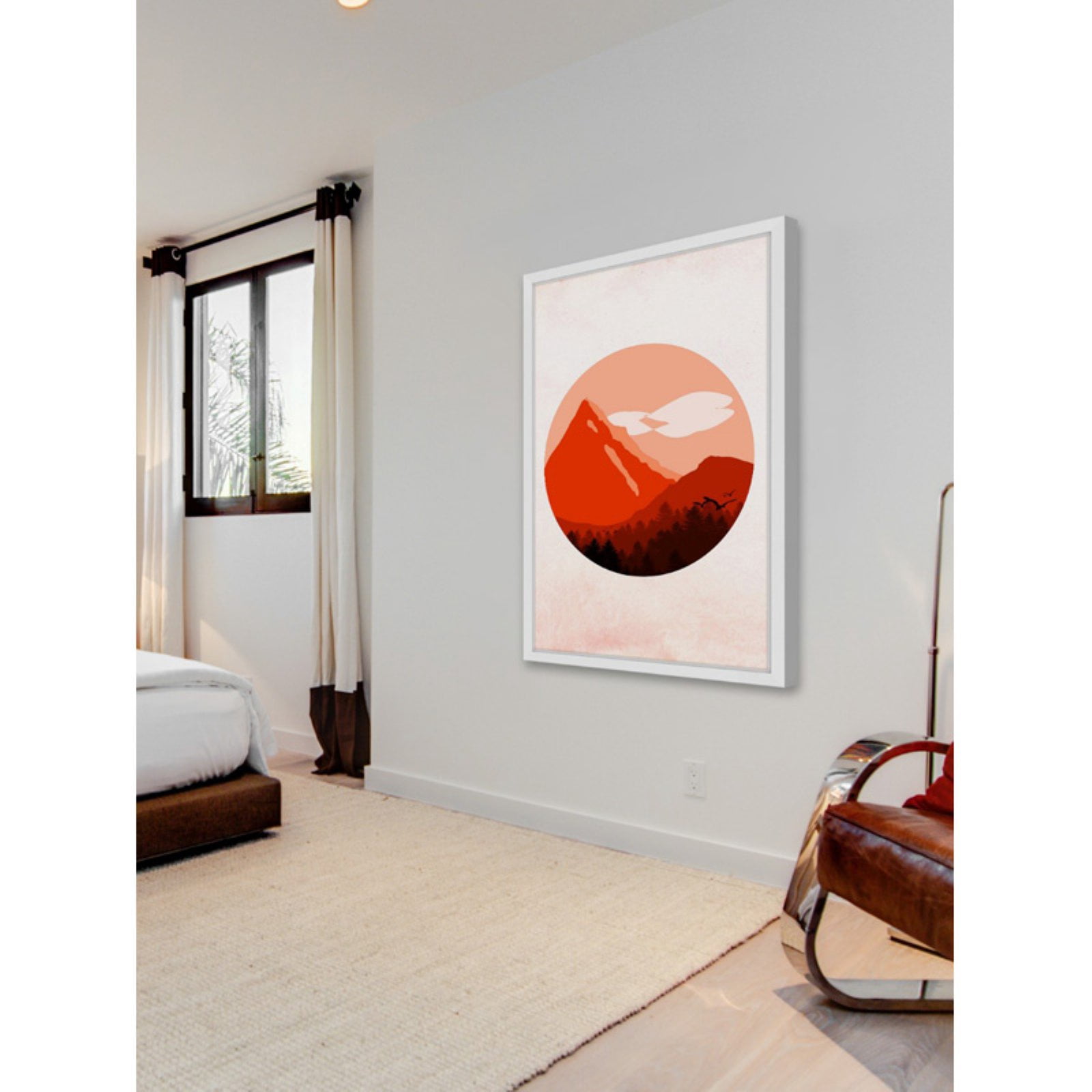 Marmont Hill "Red Mountain" Framed Painting Print