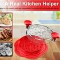 thumbnail image 1 of Bdday Chicken Shredder With Transparent Cover Large Chicken Chest Shredder Tool With Brush Fork Visible Meat Crusher, 1 of 7