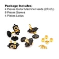 thumbnail image 4 of Guitar Locking Tuners Classical Musical Instrument Accessory Vintage Open Gear Easy Installation 2R2L Machine Heads Set Adults, 4 of 6
