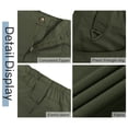 thumbnail image 6 of GENTS BLISS Cargo Pants for Men Hiking Lightweight Men Pants Outdoor Workwear Pants for Men with Stretch, 6 of 10
