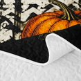 thumbnail image 5 of Manfei Cartoon Skull Quilt Full,Autumn Pumpkin Pattern Halloween Full Bedspread Sets,3 Pieces,1 Coverlet and 2 Pillowcases, 5 of 7