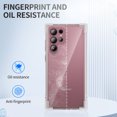 thumbnail image 5 of for Samsung Galaxy S22 Ultra Transparent Back Case, Stylish Frosted Lightweight Drop Protective Ultra Slim Shockproof Anti-scratch Anti-fingerprint Back Case Cover for Samsung Galaxy S22 Ultra, Clear, 5 of 7