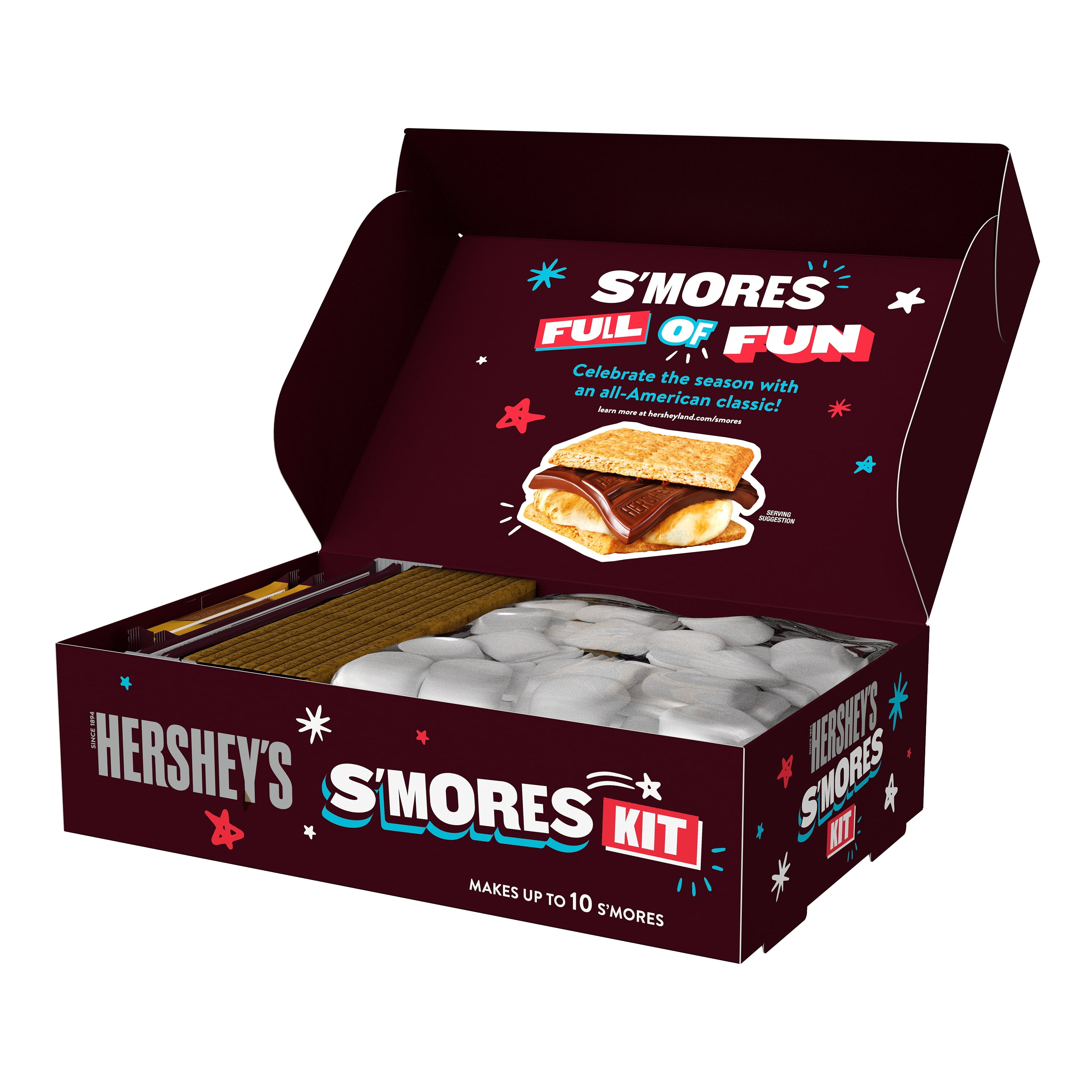 hersheys smores tackle box Glow-In-The-Dark HERSHEY'S S'mores Caddy Product Dimensions Mr. Bar-B-Q Hershey's S'mores Caddy