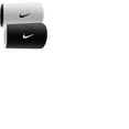thumbnail image 2 of Nike Dri-Fit Home & Away Doublewide Wristbands (1 Pair, One Size Fits Most, Black/Base Grey), 2 of 4