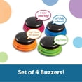 thumbnail image 5 of Answer Buzzers Learning Resources, juego grabable de 4 Learning Resources Learning Resources, 5 of 5