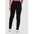 thumbnail image 4 of Women's WAX Mid Rise Distressed Skinny Jeans, 4 of 4