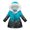 14Black, variant on Hicidod Girls' Winter Jackets Hooded Fleece Lined Toddler Parka Outwear Print Warm Thicken Cotton Puffer Coats
