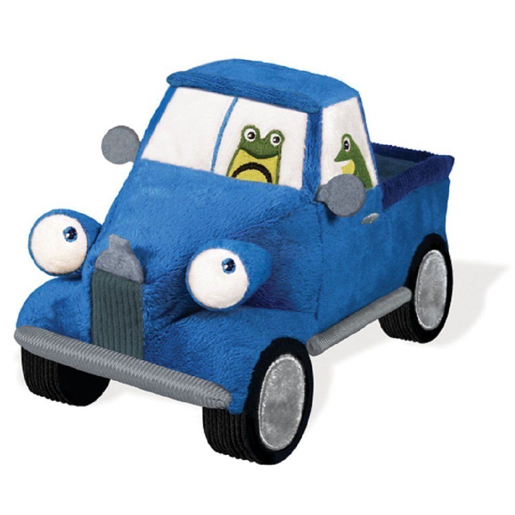 Yottoy Little Blue Truck with Beep Stuffed Animal Plush Toy