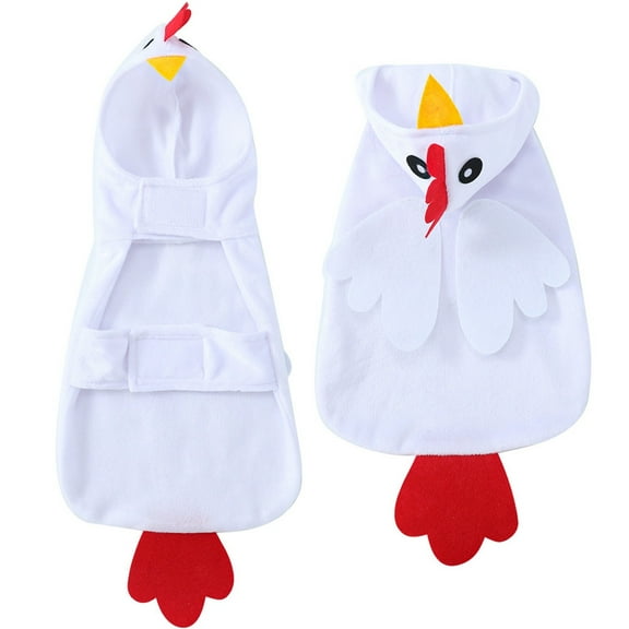 Adorable Chicken Pet Apparel Soft Halloween Thanksgiving Christmas Party Outfit For Small Medium Large Dogs Cats