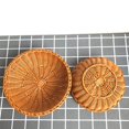 thumbnail image 2 of Natural Fruit Baskets  Food Storage Bowl  Decorative Rattan Wicker Serving Basket For Snacks And Bread, 2 of 6