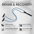 thumbnail image 2 of GHSDFBB Shoulder Pulley Over the Door Physical Therapy System | Rotator Cuff Exerciser | Exercise Pulley for Shoulder Rehab | Over the Door Exercise Pulley System for Shoulder Physiotherapy, 2 of 6
