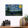 thumbnail image 2 of The Pocono Mountains, Starry Night, Bear and Cub (12x18 Aluminum Art, Indoor Outdoor Metal Sign Decor), 2 of 5