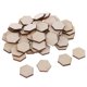 thumbnail image 5 of 108 Piezas de Recorte de Madera Sin Terminar, Piezas de Madera en Forma de Geométrico para Proyectos de Bricolaje Artesanales de Madera Sunnimix Artesanías de madera del hexágono, 5 of 8