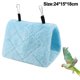 thumbnail image 1 of Hamaca para loros y peonías, nido de pájaros, hamaca de felpa suave y cálida, jaula colgante, tienda para pájaros, loros, cama cálida de invierno, bolsa de juguete para mascotas, cama de algodón, 1 of 8