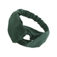 thumbnail image 2 of Diademas sólidas de gamuza para mujer, diademas elásticas con nudo de turbante, tocado con nudo para niñas, accesorios para envolver el Ropa, zapatos y accesorios Miscelánea Tipo 2 Verde Guardurnaity PS12333-07, 2 of 4
