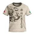 thumbnail image 3 of 2026 New Mexico Soccer Jersey Boys, Mexican Jersey Soccer T-Shirt, Soccer Jersey 2D Graphic Crew Neck Short Sleeve Football Tee, Casual Daily Sport Top for Kids, 3 of 9