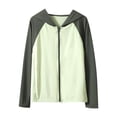 thumbnail image 1 of Chandail à Capuchon Écran Solaire pour Enfants, Veste d'Extérieur à Manches Longues avec Protection UV et Capuchon, Mélange Respirant Polyester-Coton, Tenue Décontractée Légère d'Été pour Garçons et Filles, 1 of 7