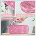 thumbnail image 3 of Fintie Carrying Case for Nintendo Switch Lite 2019 [Shockproof] Hard Shell Protective Cover Travel Bag w/15 Game Card & 2 Micro SD Card Slots, Glittering Pink, 3 of 8
