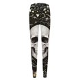thumbnail image 5 of WULMLEO Women's Halloween Leggings 3D Skeleton Yoga Legging Pants Graphic Stretch Costume Tight Trousers Dark Gray 2XL, 5 of 5