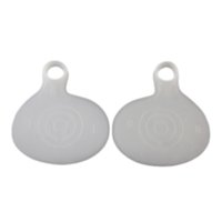 1 Pair White SEBS Silicone Foot Care Shoe Front Pads Half Feet Cushion Insoles Inserts Foot