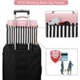 thumbnail image 4 of Women's Laptop Messenger Bag for Work College, Slim Design, Fits 15.6 Inch Laptop - Pink, 4 of 7