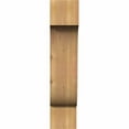 thumbnail image 2 of 6"W x 12"D x 28"H Newport Rough Sawn Corbel, Western Red Cedar, 2 of 9