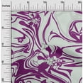 thumbnail image 2 of oneOone Silk Tabby Purple Fabric Abstracts Craft Projects Decor Fabric Printed By The Yard 42 Inch Wide, 2 of 5