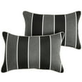 thumbnail image 3 of Sunbrella  Peyton Granite/ Cast Silver Indoor/ Outdoor Pillow Set 13 in x 20 in, 3 of 5