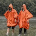 thumbnail image 4 of Bangus Poncho de Pluie Imperméable d'Urgence (Conserve 90% de Chaleur Corporelle) Imperméable Thermique Réutilisable à l'Extérieur, 4 of 8