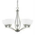 thumbnail image 3 of Chandelier 5 Light Brushed Nickel Steel In Transitional Style 27 Wide By 20.5 High-Burnished Bronze Finish    -Traditional Installation Capital, 3 of 3