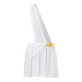 thumbnail image 3 of iiniim Men's Toga Costume Mythology Ancient Greek Caesar Roman Halloween Party Cosplay Fancy Dress A White XL, 3 of 7