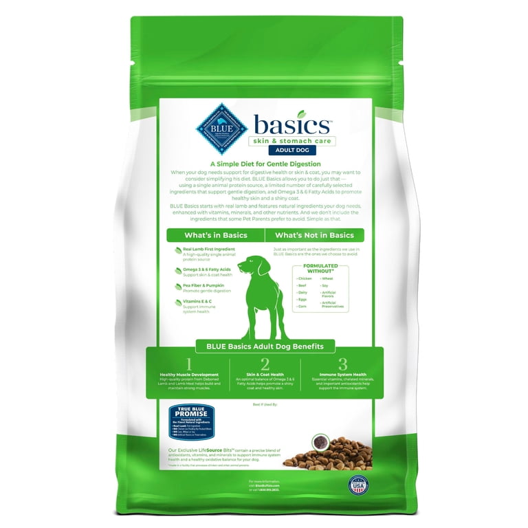 Blue Buffalo Basics Adult Grain Free Dry Dog Food, Lamb photo 2