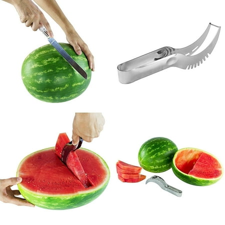 Classic 10' Super Slicer - Watermelon Knife Slicer Server for Serving Easy Watermelon Slices by Super Z Outlet