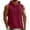 Wine, variant on TAGOLD Mens Summer Sleeveless Hooded Blouse Solid Color Fitness Sports Top