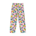 thumbnail image 4 of Kdxio Pineapple And Leaves Print Men's Sleep Pajama Pant Lounge Pants with Pockets, 4 of 8