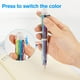 thumbnail image 3 of Bolígrafos multicolores de 20 piezas, 6 colores en uno, bolígrafos retráctiles de 0,5mm, bolígrafos de colores arcoíris para suministros escolares de oficina, 3 of 5