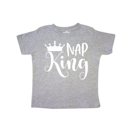 

Inktastic Nap King with Crown Gift Toddler Boy Girl T-Shirt