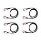 thumbnail image 1 of 4 Pieces of Outdoor Camping Elastic Tent Rope Hiking Luggage Binding Rope Stretching Belt Camping Accessories 120cm, 1 of 5