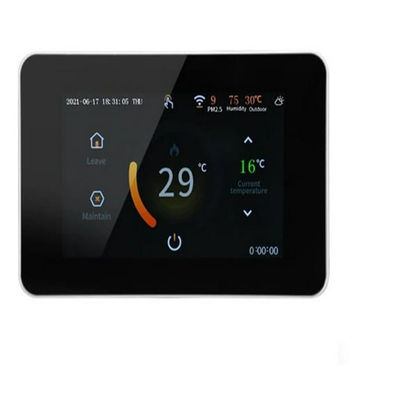 Tuya Smart Thermostat Electric Floor Heating Water Heating Temperature Controller CO2 And Humidity Sensor ,Easy to Operate