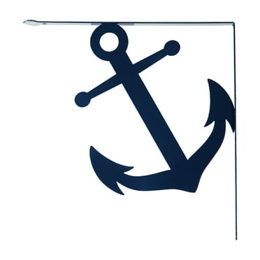 Beachcombers Anchor Corner Metal  Blue