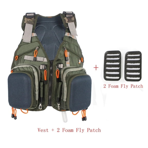 Kylebooker Fly Fishing Backpack Adjustable Mesh Vest Pack for Outdoor Gear