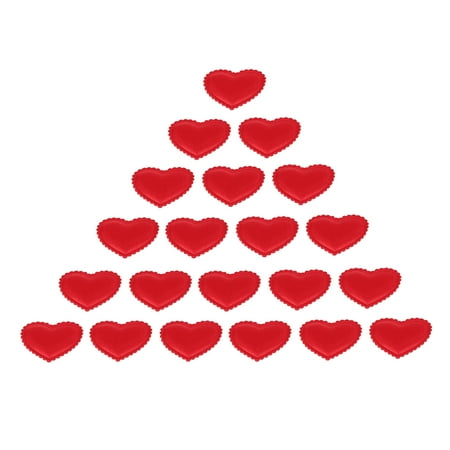 

1 Set Heart-shaped Petals Fake Toothed Petal Decors Wedding Throwing Petals