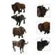 thumbnail image 3 of 4 miniadornos de simulación de vaca, animales salvajes, juguetes de vaca para niños, 3 of 7