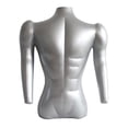 thumbnail image 1 of Maniquí Inflable de 71cm para Adultos, Busto Masculino, Camiseta, Tops, Soporte de Exhibición Ficticio , Plata Zulema  Exhibición de maniquí de busto masculino, 1 of 5