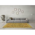 thumbnail image 3 of Ahgly Company Indoor Rectangle Abstract Brown Modern Area Rugs, 7' x 10', 3 of 4