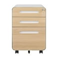 thumbnail image 3 of Trilenars 3 Drawer Mobile File Cabinet With Lock, Metal Under Desk Rolling Filing Cabinets, Fully Assembled 5-wheel Office Cabinet For Home Office Letter/Legal/A4, 3 of 6
