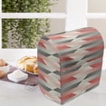thumbnail image 3 of Modern Stand Mixer Cover, Geometric Graphic Grid Abstract Pattern with Thin and Bold Lines, Kitchen Appliance Organizer Bag Cover with Pockets, 5 Quarts, Charcoal Grey Scarlet, by Ambesonne, 3 of 4