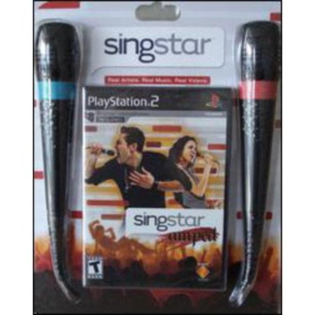 Singstar Amped Bundle with two microphones - PlayStation 2