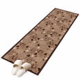 thumbnail image 2 of Runner Rug 2 x 6 Ft, Brown Coffee Cup Washable Non-Slip Floor Mat for Kitchen Hallway/Entryway, Vintage Coffee Beans Love Heart Long Kitchen Runner Area Rugs for Living Room, Low-Profile, 2 of 7